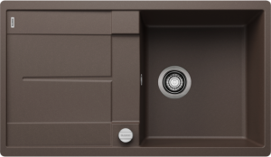 Blanco Metra 5 S-F 519104 Keukenspoelbak Silgranit Café Inclusief Draaiknopbediening Omkeerbaar Vlakbouw Of Onderbouw