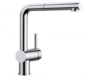 Blanco Linus-S 512402 Eenhendel Keukenmengkraan Met Uittrekbare Handdouche Chroom