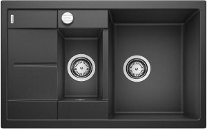 Blanco Metra 6 S Compact 513473 Antraciet Keukenspoelbak Silgranit Inclusief Draaiknopbediening Omkeerbaar Onderbouw Of Opbouw