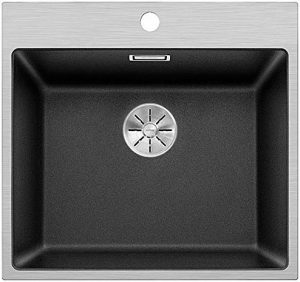 Blanco Subline 500-IF/A 524113 Steelframe Enkele Keukenspoelbak Silgranit Antraciet Vlakbouw Of Opbouw