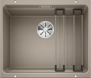 Blanco Etagon 500-U 522234 Keukenspoelbak Silgranit Tartufo Inclusief Rails Onderbouw