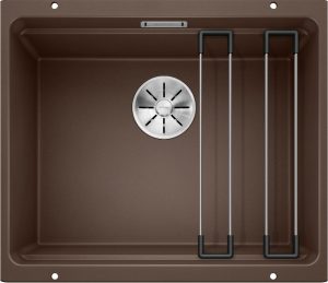 Blanco Etagon 500-U 522236 Keukenspoelbak Silgranit Café Inclusief Rails Onderbouw