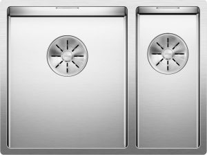 Blanco Claron 340/180-IF 521607 Anderhalve Keukenspoelbak Links RVS Vlakbouw Of Opbouw