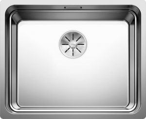 Blanco Etagon 500-U 521841 Enkele Keukenspoelbak RVS Inclusief Rails Onderbouw