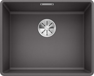 Blanco Subline 500-F 523533 Enkele Keukenspoelbak Silgranit Rotsgrijs Vlakbouw