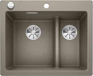 Blanco Pleon 6 523703 Tartufo Keukenspoelbak Silgranit Inclusief Draaiknopbediening Onderbouw Of Opbouw