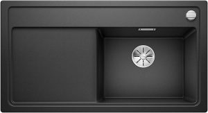 Blanco Zenar 5-S 523872 Antraciet Keukenspoelbak Silgranit Inclusief Draaiknopbediening Inclusief Snijplank Onderbouw Of Opbouw