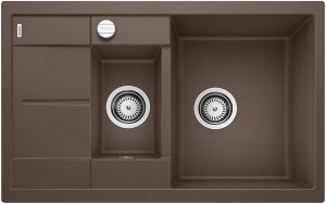 Blanco Metra 6 S Compact 515044 Café Keukenspoelbak Silgranit Inclusief Draaiknopbediening Omkeerbaar Onderbouw Of Opbouw