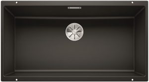 Blanco Subline 800-U 526005 Keukenspoelbak Silgranit Zwart Onderbouw