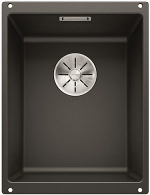 Blanco Subline 320-U 525983 Keukenspoelbak Silgranit Zwart Onderbouw