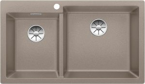 Blanco Pleon 9 523064 Anderhalve Keukenspoelbak Rechts Silgranit Tartufo Onderbouw Of Opbouw