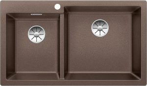 Blanco Pleon 9 523066 Anderhalve Keukenspoelbak Rechts Silgranit Café Onderbouw Of Opbouw