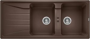 Blanco Sona 8 S 519706 Dubbele Keukenspoelbak Silgranit Café Omkeerbaar Opbouw