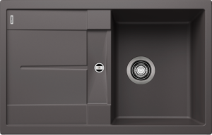 Blanco Metra 45 S 518869 Enkele Keukenspoelbak Silgranit Rotsgrijs Omkeerbaar Opbouw