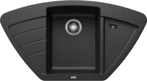 Blanco Zia 9 E 514764 Enkele Keukenspoelbak Silgranit Antraciet Opbouw