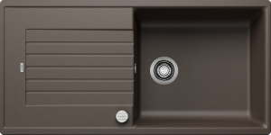 Blanco Zia XL 6 S 517567 Keukenspoelbak Silgranit Café Inclusief Draaiknopbediening Omkeerbaar Opbouw