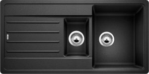 Blanco Legra 6 S 522207 Anderhalve Keukenspoelbak Silgranit Antraciet Omkeerbaar Opbouw
