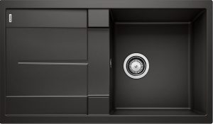 Blanco Metra 5 S 525919 Keukenspoelbak Silgranit Zwart Omkeerbaar Opbouw
