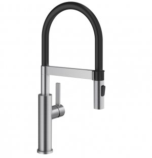 Blanco Sonea-S Flexo  526616 Eenhendel Keukenmengkraan Volledig RVS Met Uittrekbare Handdouche