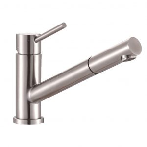 Lanesto Vita 251070 Eenhendel Keukenmengkraan Met Uittrekbare Handdouche Volledig RVS