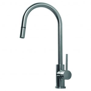 Lanesto Forte 251072 Eenhendel Keukenmengkraan Met Uittrekbare Handdouche Volledig RVS