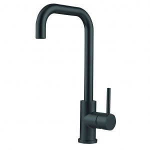 Lanesto Quadrato 251268 Eenhendel Keukenmengkraan Met Uittrekbare Handdouche Sturdy Black