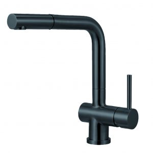 Lanesto Sereno 251271 Eenhendel Keukenmengkraan Met Uittrekbare Handdouche Sturdy Black