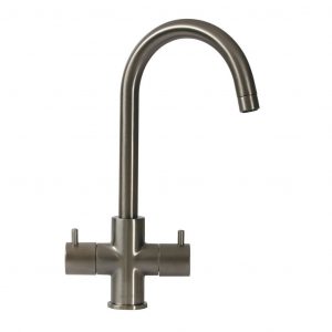 Lanesto Due 250154 Keukenmengkraan RVS Look