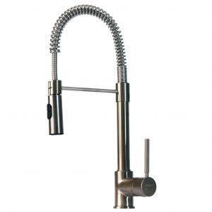 Lanesto Ispra Flex 250074 Eenhendel Keukenmengkraan Met Uittrekbare Handdouche RVS Look