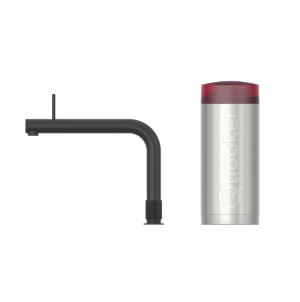 Quooker Front Zwart Met Combi+ Boiler 3 in 1 Kokend Water Keukenkraan Zwart 22+FRONTBLK AANBIEDING!!