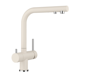 Blanco Fontas II 526943 Eenhendel Keukenmengkraan Silgranit Zacht Wit Zonder Filtersysteem Inbegrepen