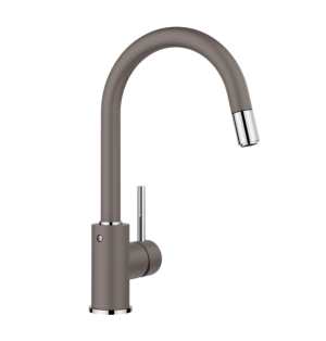 Blanco Mida-S 526967 Keukenkraan Met Uittrekbare Handdouche Silgranit Vulkaangrijs