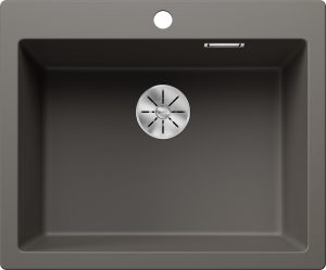 Blanco Pleon 6 527320 Enkele Keukenspoelbak Silgranit Vulkaangrijs Opbouw