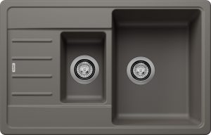 Blanco Legra 6 S Compact 527270 Keukenspoelbak Silgranit Vulkaangrijs Omkeerbaar Opbouw