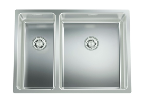 Lanesto Giro 311919 Anderhalve Keukenspoelbak Rechts 17 x 40 + 34 x 40 Onderbouw – Vlakbouw – Opbouw