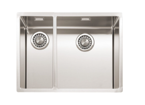 Lanesto Destra 311052N Anderhalve Keukenspoelbak Rechts 17 x 40 + 34 x 40 Onderbouw – Vlakbouw – Opbouw