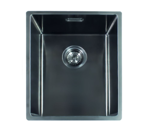 Lanesto Gun Metal 311612GM Enkele Keukenspoelbak Urban 34 x 40 Onderbouw – Vlakbouw – Opbouw