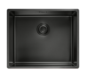 Franke Mythos Masterpiece 50 x 41 BXM 210/110-50 Antraciet 127.0674.129 Enkele Keukenspoelbak Gun Metal Onderbouw-Vlakbouw-Opbouw