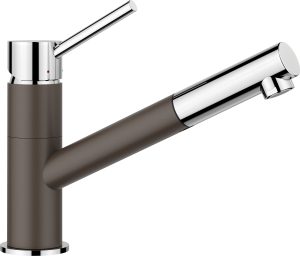Blanco Kano-S 527651 Keukenkraan Met Uittrekbare Handdouche Silgranit Café Voor Lage Druk