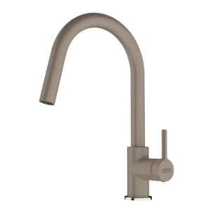 Franke Lina XL 115.0626.084 Eenhendel Keukenmengkraan Oyster Met Uittrekbare Handdouche 1150626084