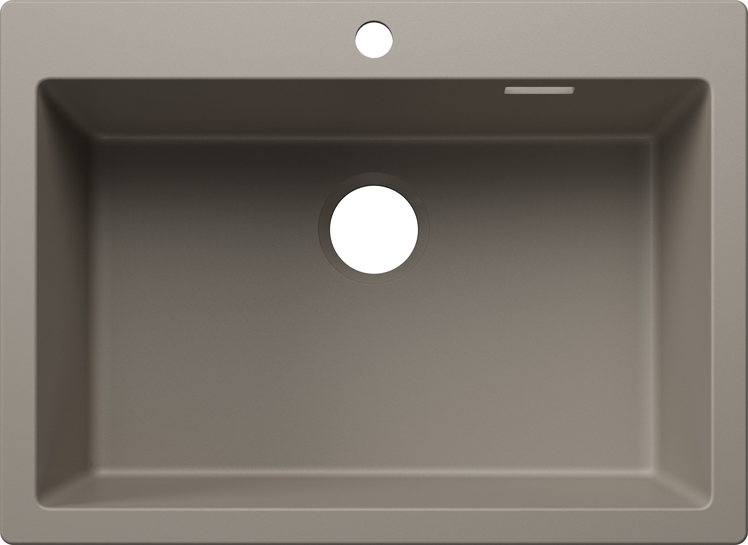 Blanco Pleon 8 Enkele Keukenspoelbak 527785 Silgranit Tartufo Speciaal Voor Gekleurde Componenten Opbouw