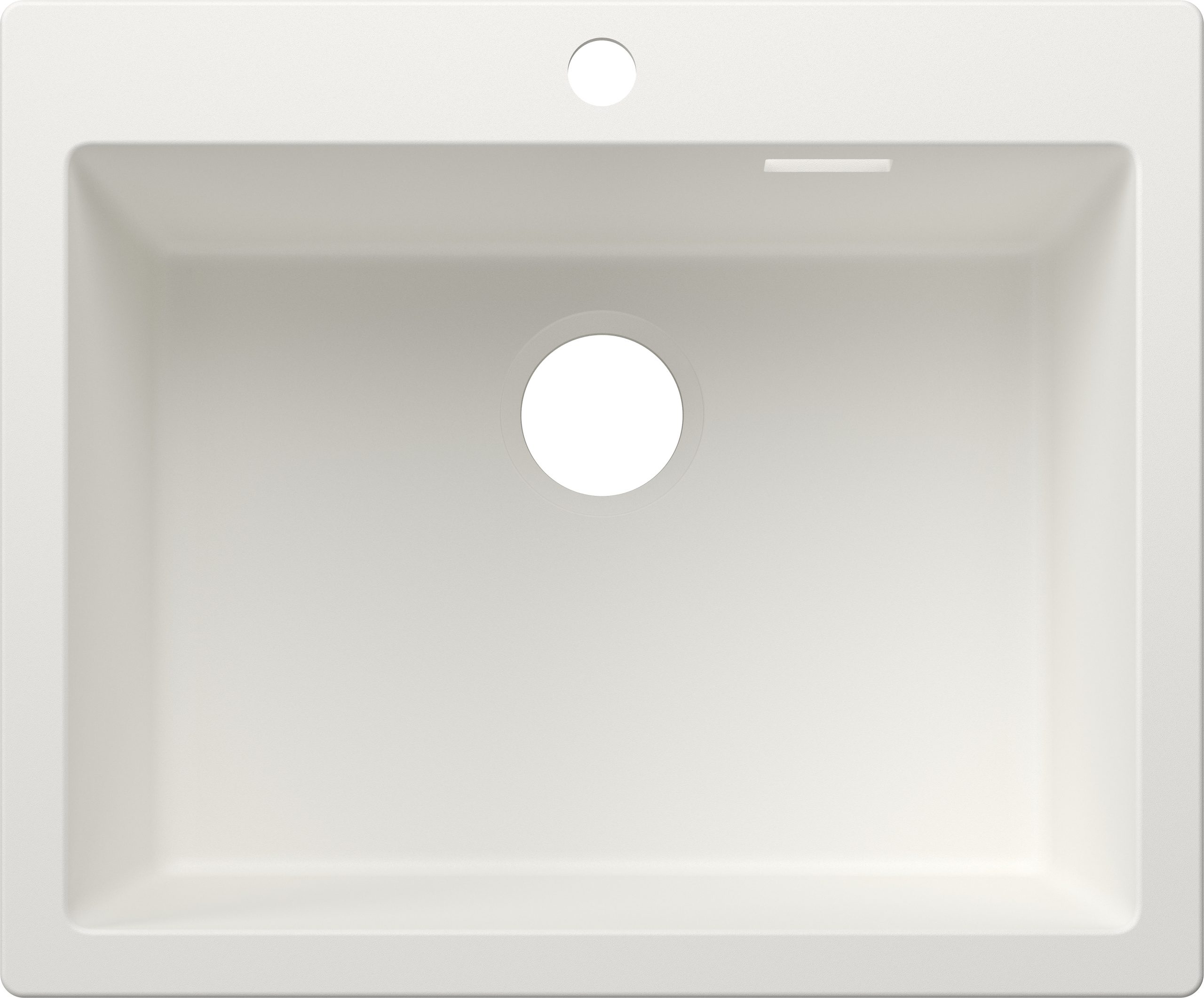 Blanco Pleon 6 Enkele Keukenspoelbak 527775 Silgranit Wit Speciaal Voor Gekleurde Componenten Opbouw