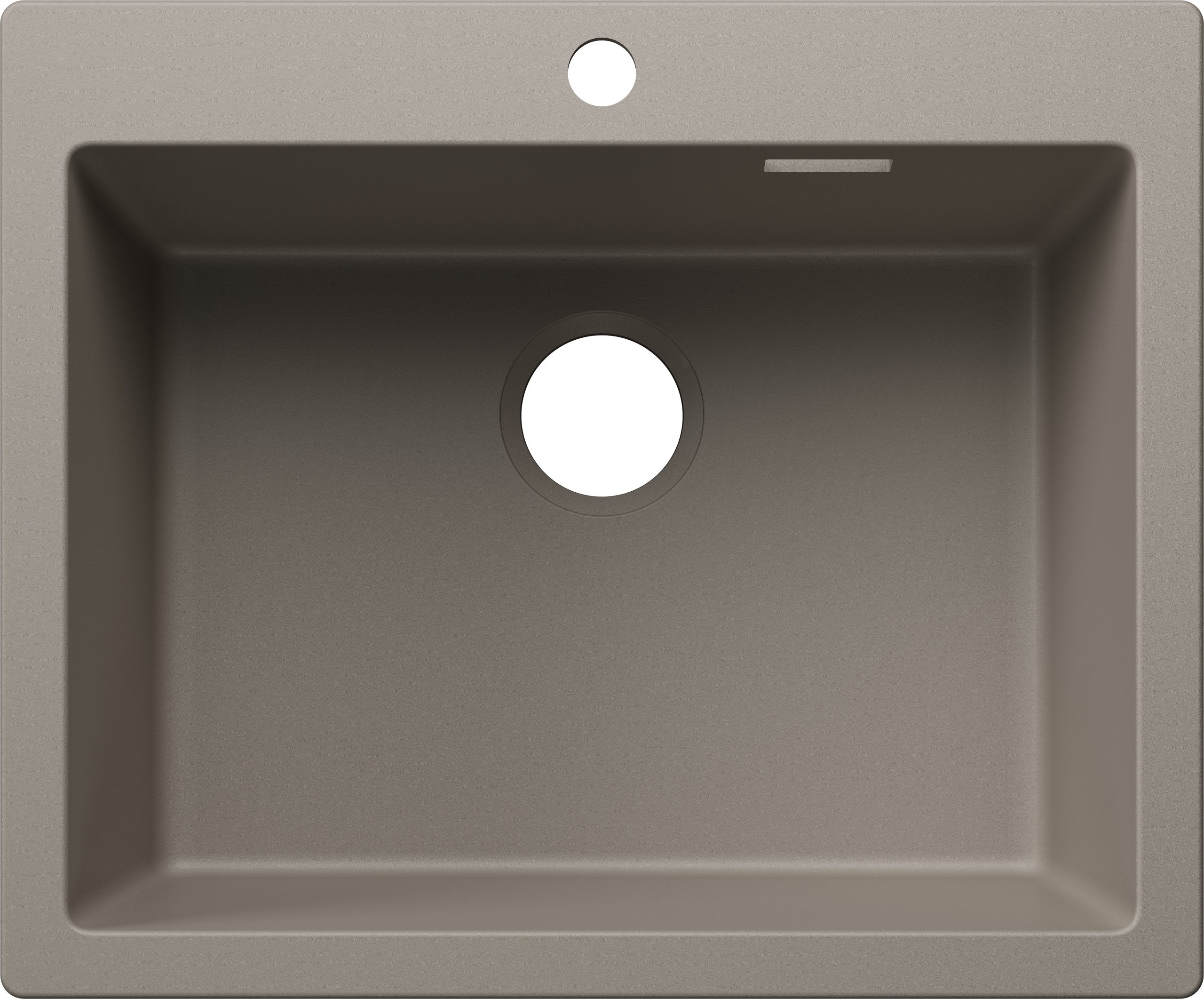 Blanco Pleon 6 Enkele Keukenspoelbak 527777 Silgranit Tartufo Speciaal Voor Gekleurde Componenten Opbouw