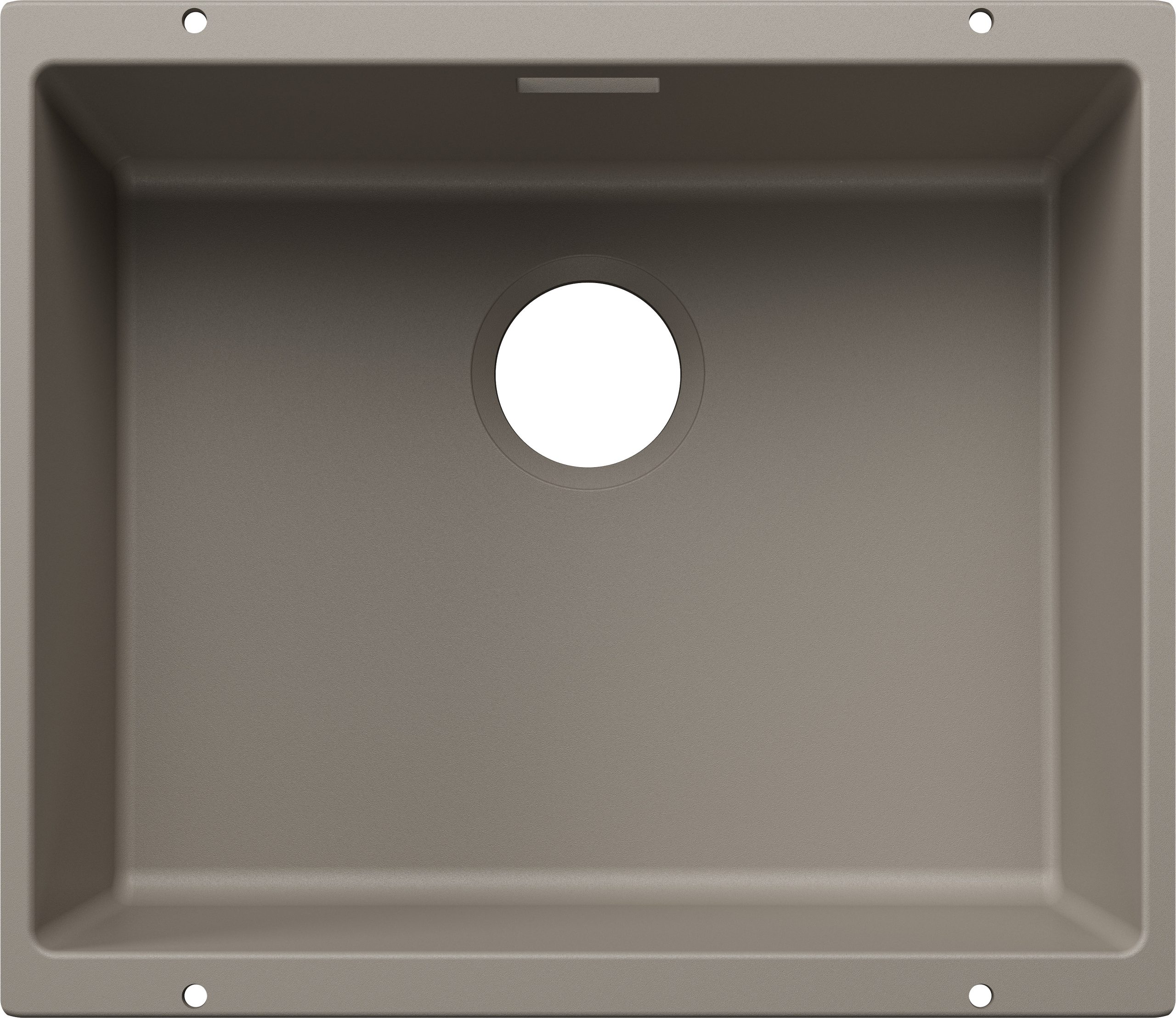 Blanco Subline 500-U 527801 Enkele Keukenspoelbak Silgranit Tartufo Speciaal Voor Gekleurde Componenten Onderbouw