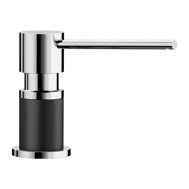 Blanco Lato 526177 Zeepdispenser Zwart/Chroom