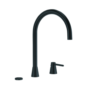 Selsiuz By Osiris Design Cone Counter Sturdy Black 350723 Met Single Boiler Van Titanium 3 in 1 Kokend Water Keukenkraan Zwart