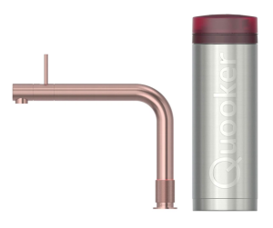 Quooker Front Rosé Koper Met Combi Boiler 3 in 1 Kokend Water Keukenkraan 22FRONTRCO AANBIEDING!!