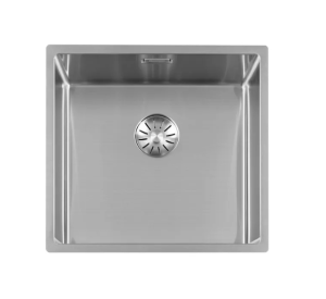 Lorreine 40PRO10 Enkele Keukenspoelbak RVS 40 x 40 Onderbouw - Vlakbouw - Opbouw