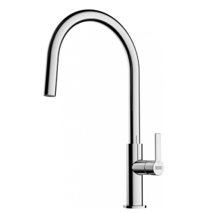 Franke Maris Slim J 115.0728.388 Eenhendel Keukenmengkraan Chroom Met Uittrekbare Handdouche 1150728388