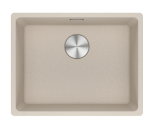 Franke Maris 210-52 MRG Fragranite 135.0725.665 Enkele Keukenspoelbak 52 x 40 Coffee Cream Vlakbouw 1350725665